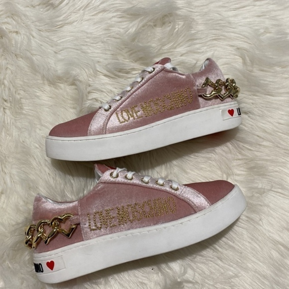Love Moschino chain detail sneakers size 36EU - Picture 5 of 14